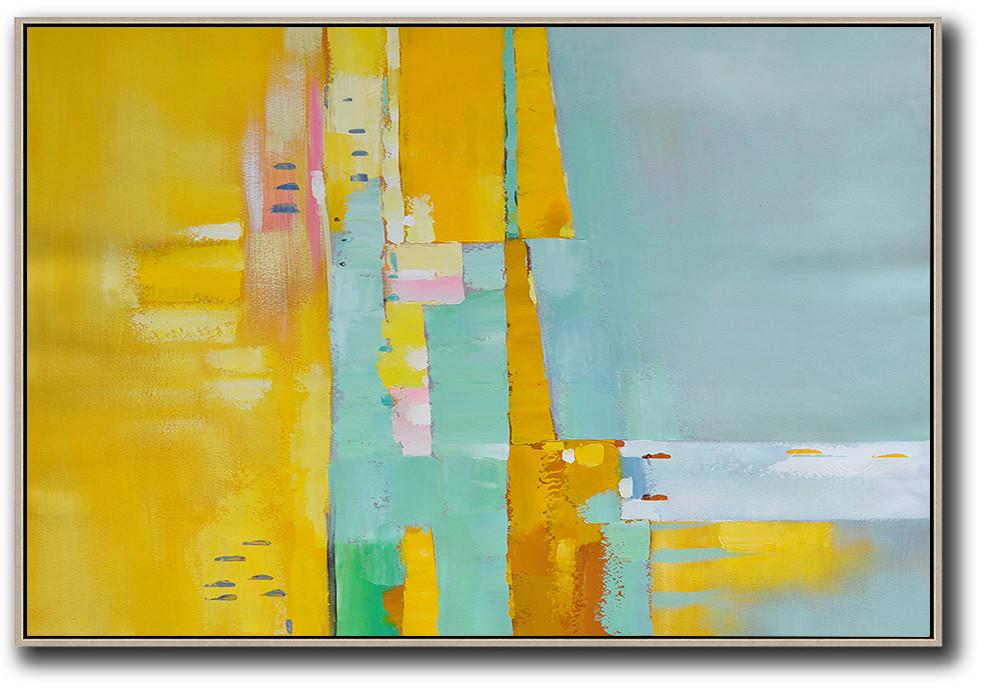 Oversized Horizontal Contemporary Art - Cheap Wall Canvas Extra Large